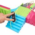 Tech Deck  Neon Mega Park X-Connect Creator, Prosarmosimo Glow-in-The-Dark Ramp Paketo Me 2 Blind Skateboard Fingerboards, 90+Temaxia